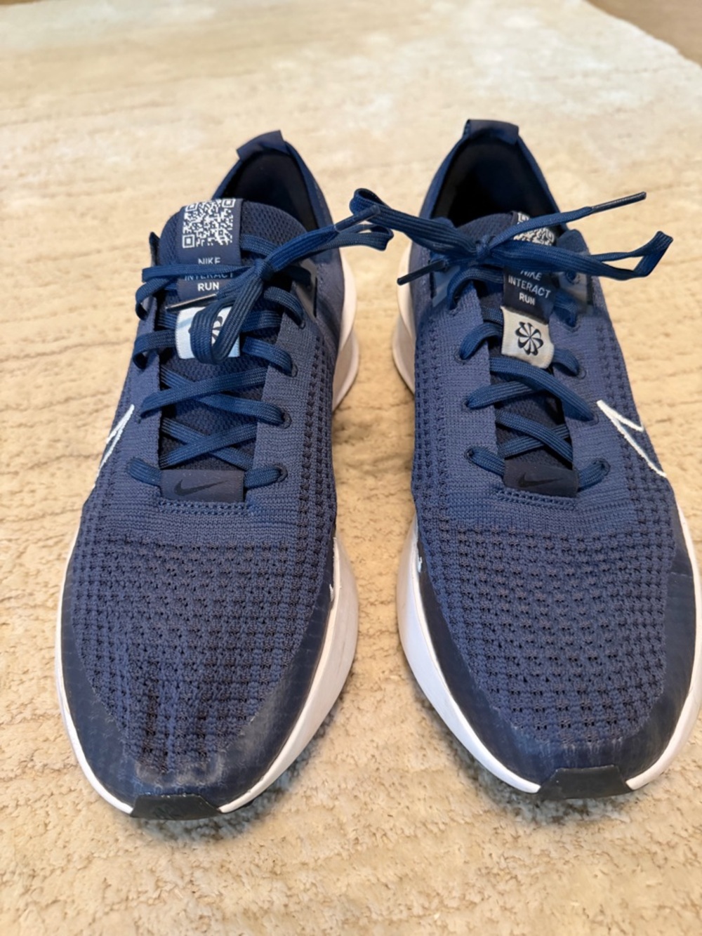 Nike Interact Mens Navy Blue Running Shoes